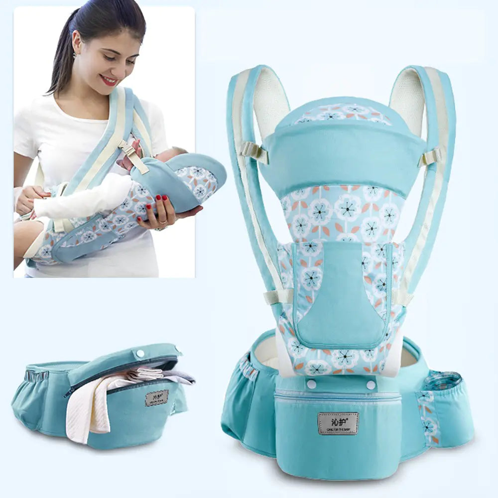 Backpack Baby Carrier With Hip Seat