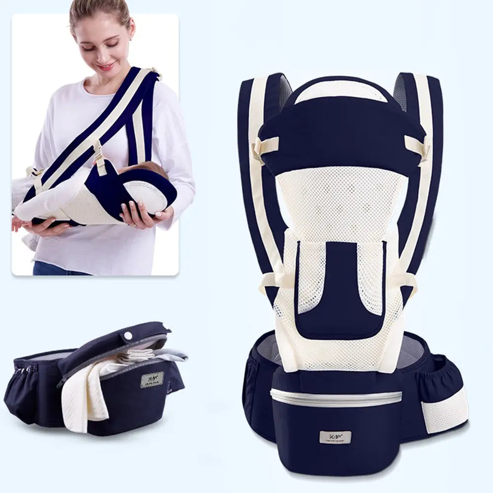 Backpack Baby Carrier With Hip Seat