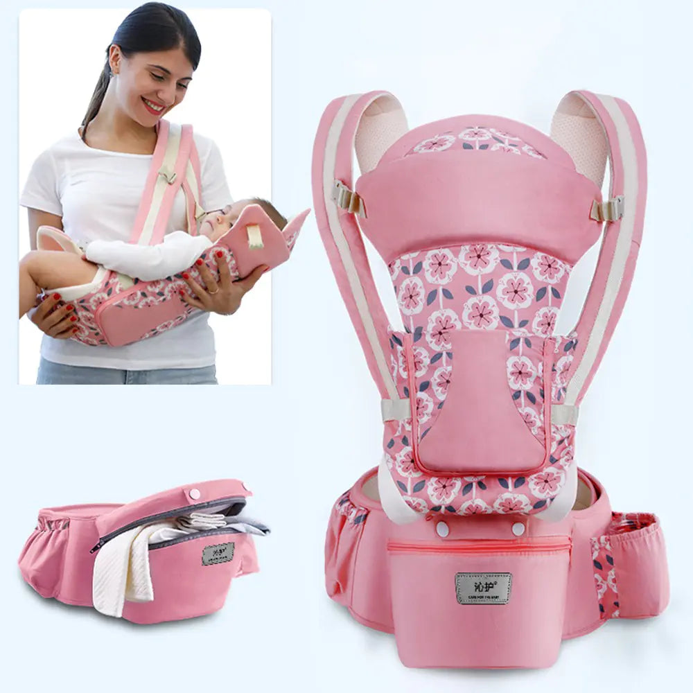 Backpack Baby Carrier With Hip Seat