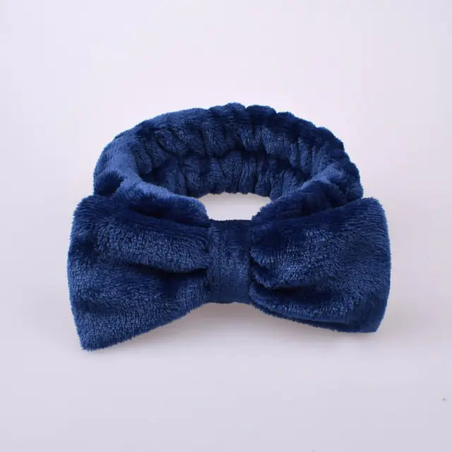 Coral Fleece Soft Bow Headbands