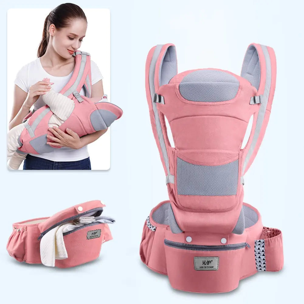 Backpack Baby Carrier With Hip Seat