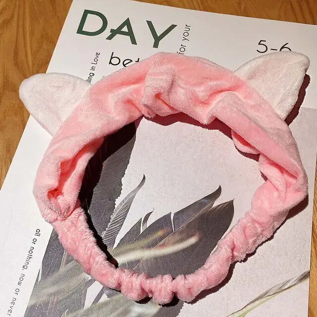 Coral Fleece Soft Bow Headbands